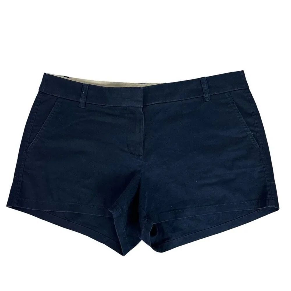 J. Crew Women's Navy size 12 3.5" Classic Chino Short
